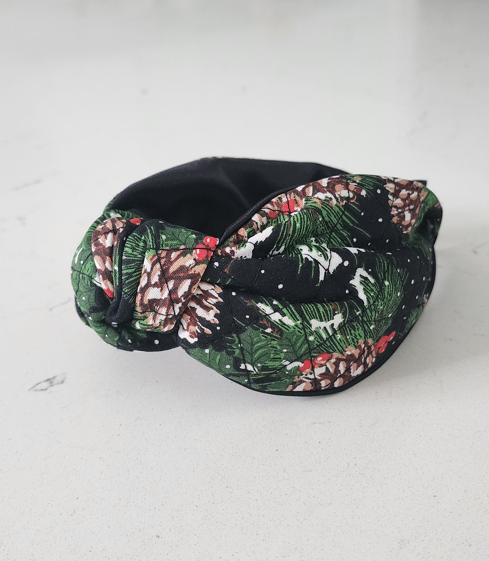 Quilted Christmas Collection Knotted Headband