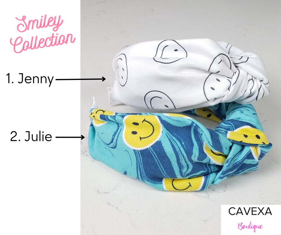 Smiley Collection Knotted Headband