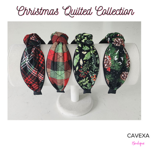 Quilted Christmas Collection Knotted Headband