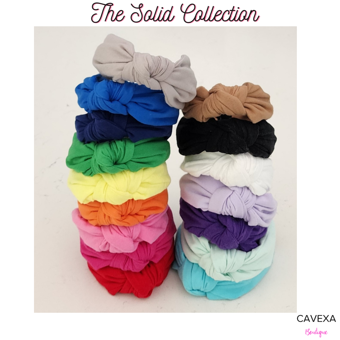 Solid Collection Knotted Headband