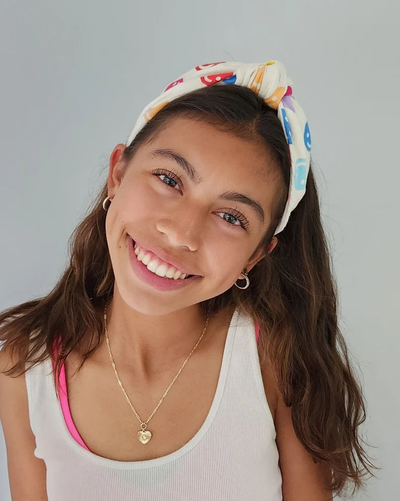 Smiley Collection Knotted Headband