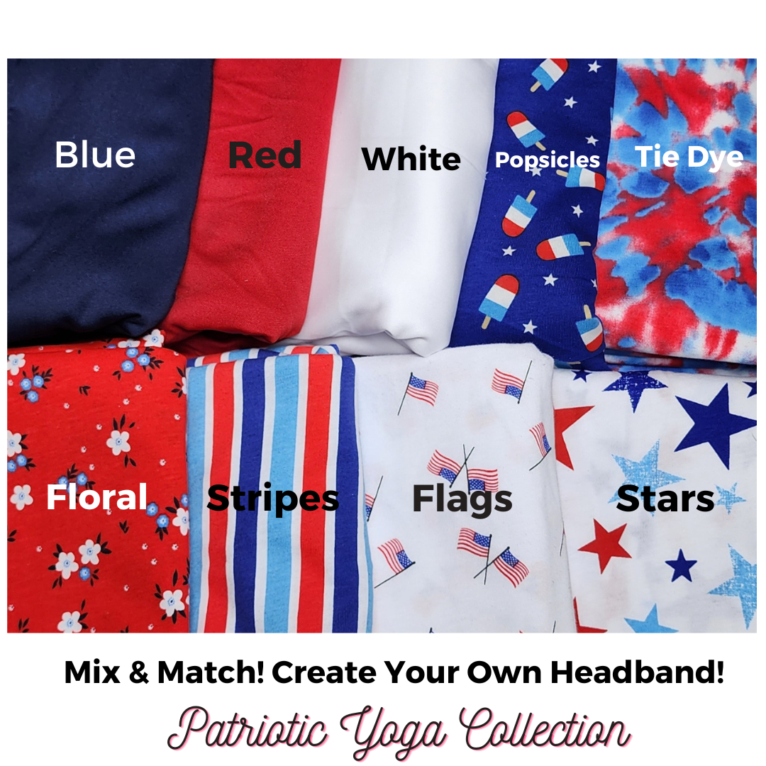 Patriotic Yoga Headband Collection