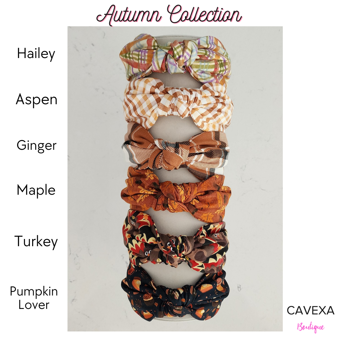 Autumn Collection Knotted Headband