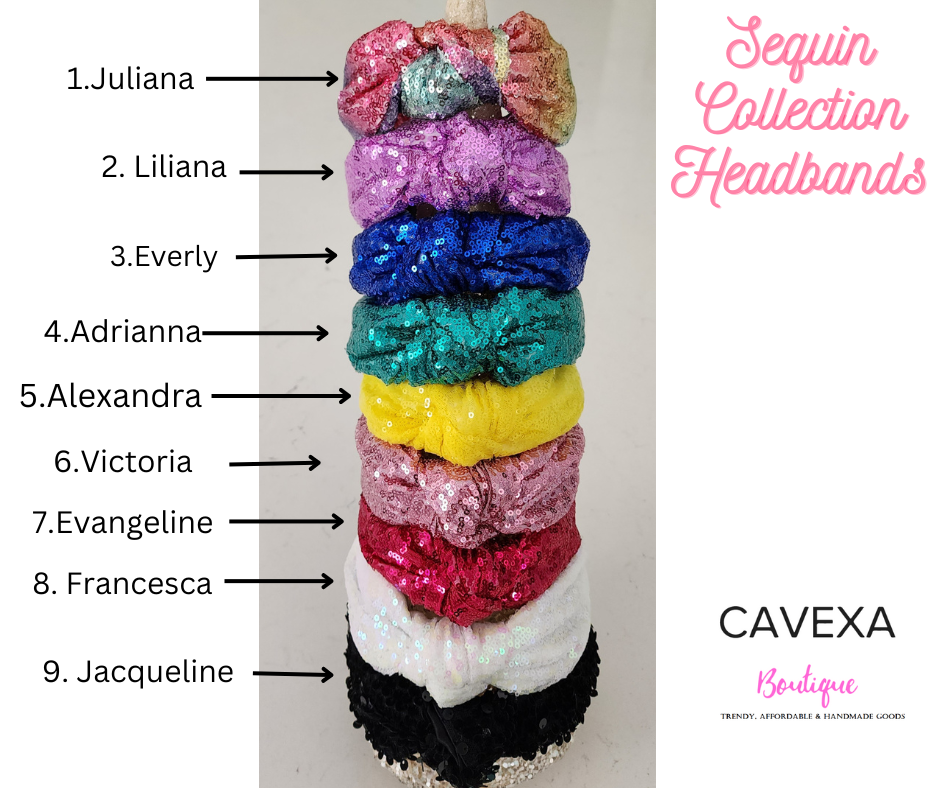 Sequin Collection Knotted Headband