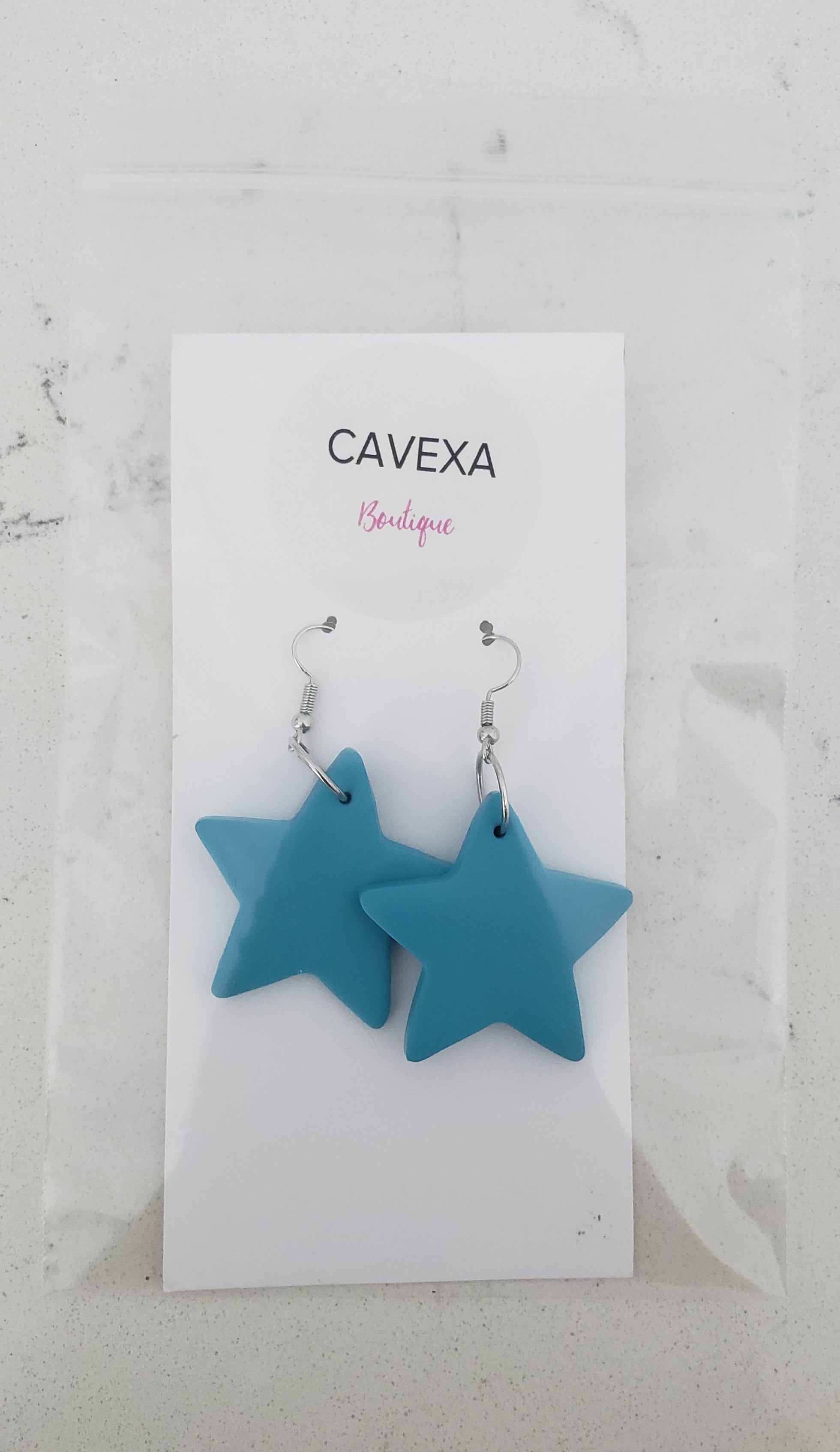 Clay Earrings - Star