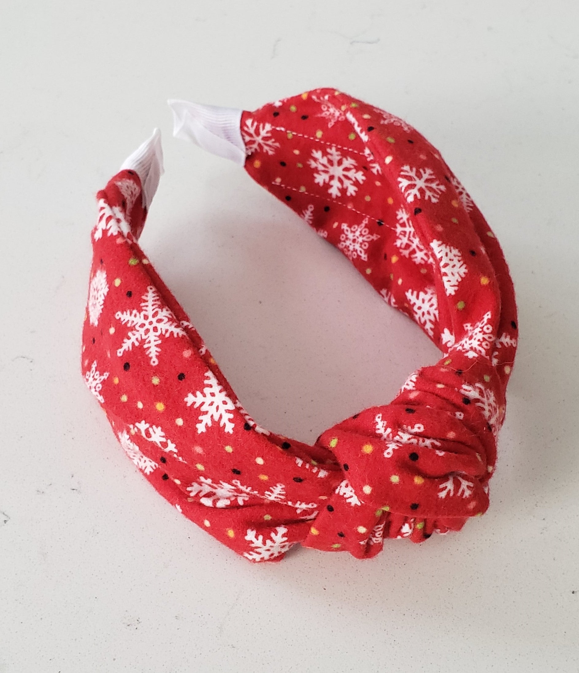 Cora Flannel Knotted Headband