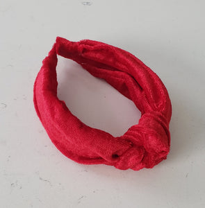 Scarlett Velvet Knotted Headband