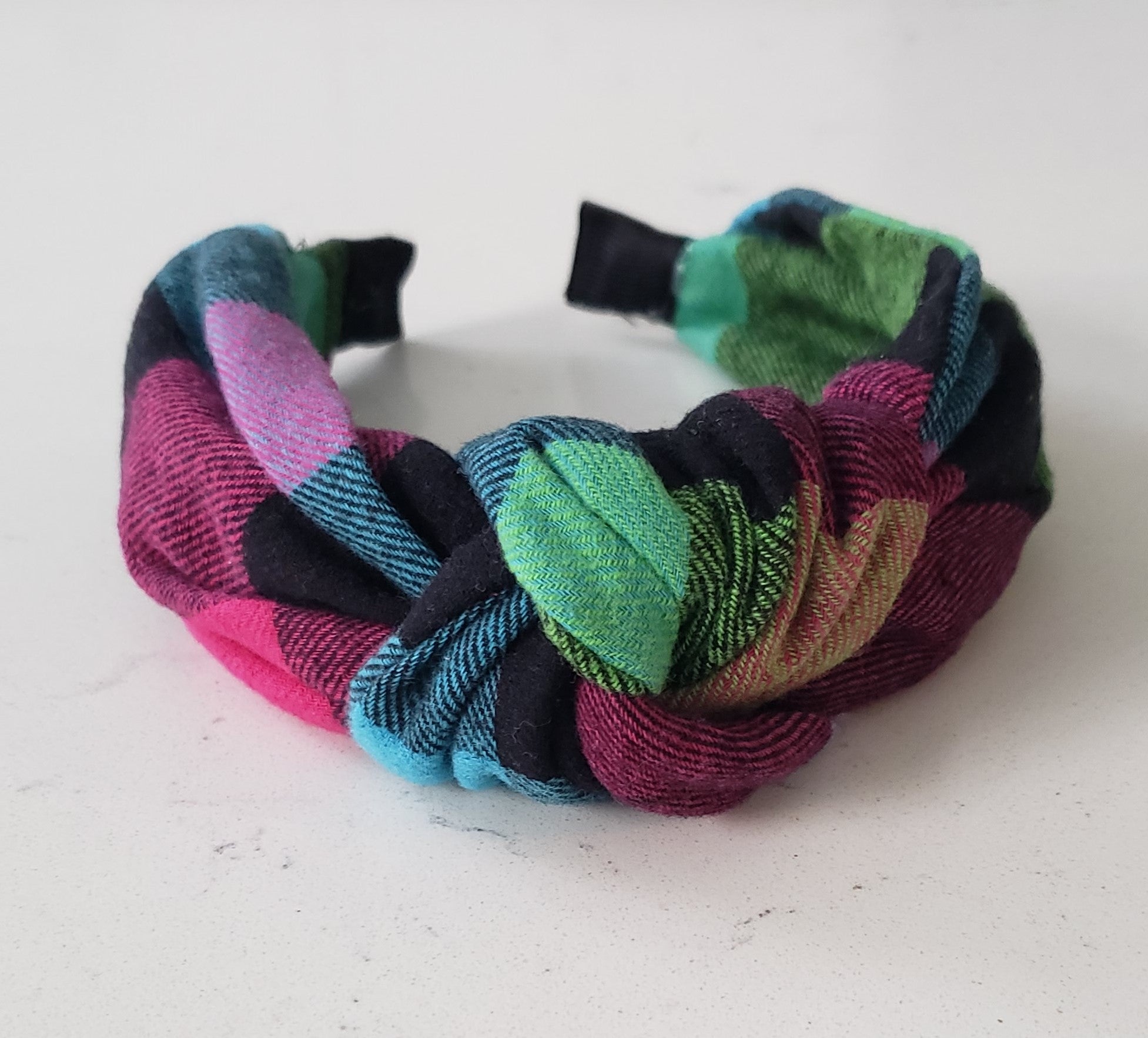 Lily Flannel Knotted Headband