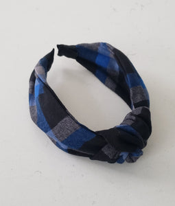 Madison Flannel Knotted Headband