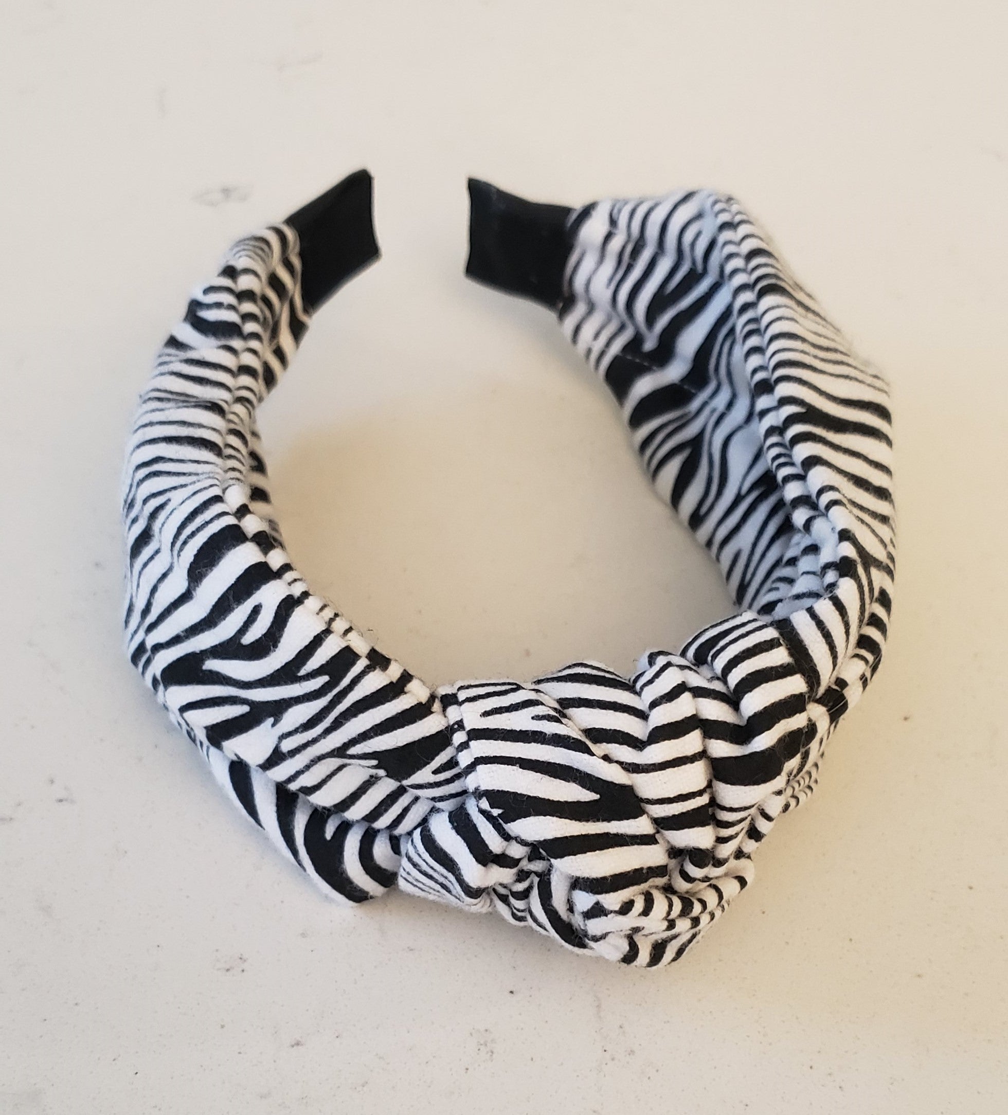 Zoe Flannel Knotted Headband