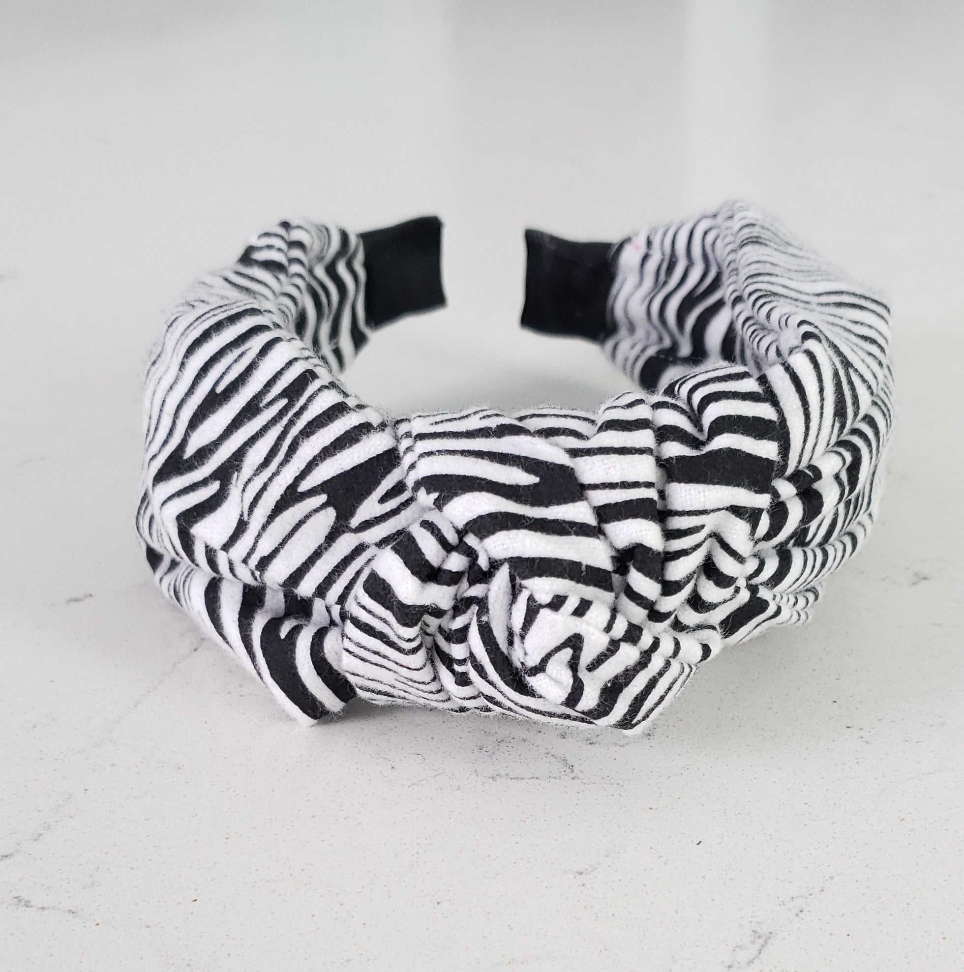 Zoe Flannel Knotted Headband