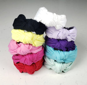 Solid Collection Knotted Headband