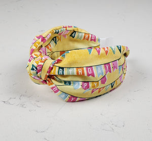 Birthday Collection Knotted Headband