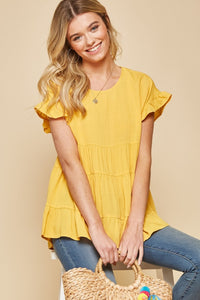 Babydoll Top - Marigold