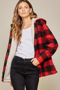 Sherpa Jacket - Buffalo Plaid