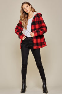 Sherpa Jacket - Buffalo Plaid