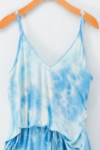 Tie Dye Cami Top & Shorts Set - Blue