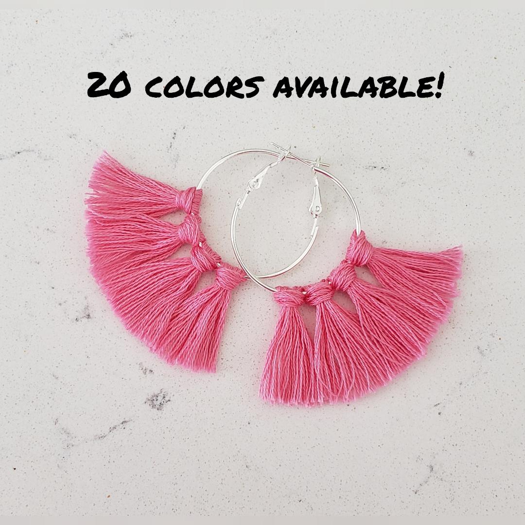 Mini Tassel Fan Earrings