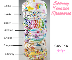 Birthday Collection Knotted Headband