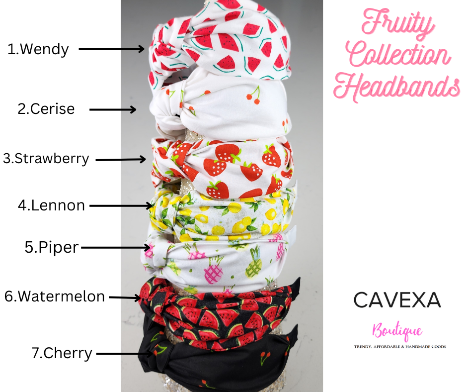 Fruity Collection Knotted Headband