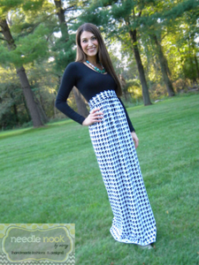 Maxi Dress - Chevron