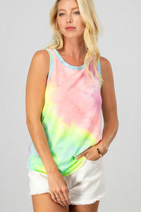 Tie Dye Sleeveless Tank